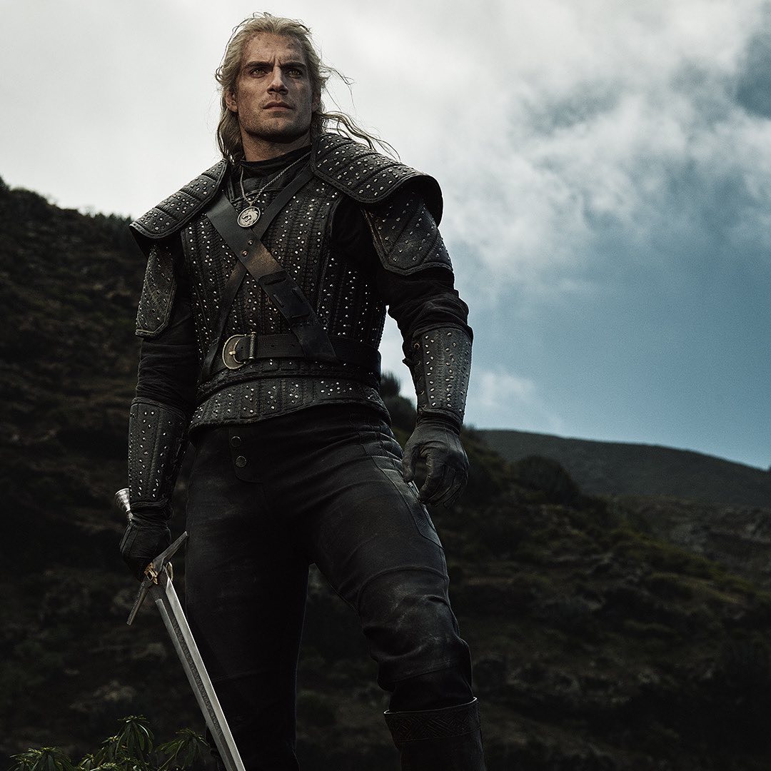 Henry Cavill On Set